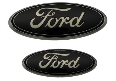 Ford Performance Parts - Ford Performance M-1447-RNGR Black Oval Emblem Pair for 19-23 Ford Ranger
