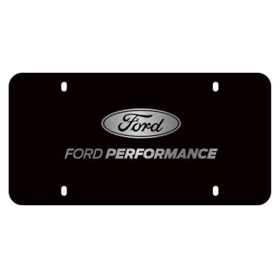 Ford Performance Parts - Ford Performance M-1828-LB Ford Performance Black Stainless Steel Marque Plate