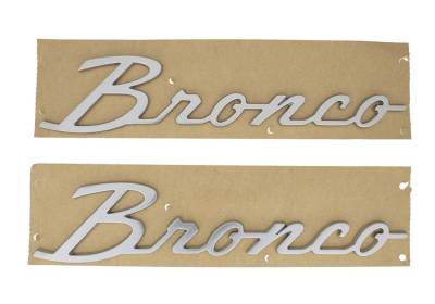 Ford Performance Parts - Ford Performance M-1447-BSS 21-25 "Bronco" Script Emblem Kit-Silver