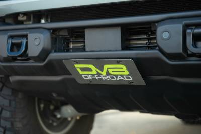 DV8 Offroad - DV8 Offroad LPBR-05 Slanted Plate Mount for 21-26 Ford Bronco Bumper