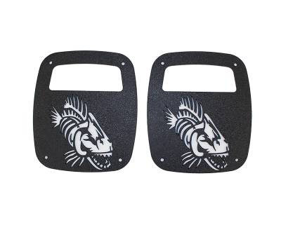 Fishbone Offroad - Fishbone Offroad FB31044 Taillight Covers for 76-06 Jeep Wrangler CJ7 YJ/TJ SJ