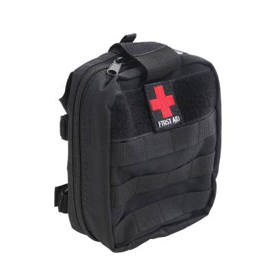 Smittybilt - Smittybilt 769541 Roll Bar Mount First Aid Storage Bag Black