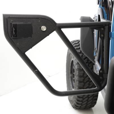 Smittybilt - Smittybilt 769401 Adjustable Door Check Straps Pair for 66-26 Jeep Wrangler Pair