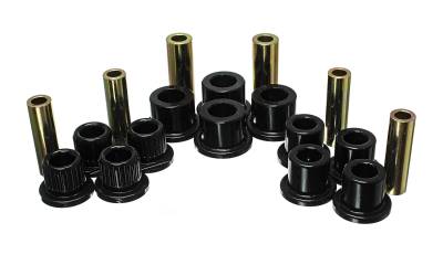 Energy Suspension - Energy Suspension 4.2147G Leaf Spring Bushing Set Polyurethane Black