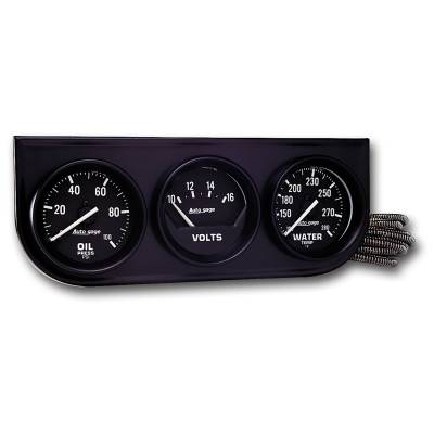 AutoMeter - AutoMeter 2397 Console Gauge Oil/Volt/Water Mech Temp 100 PSI/280F/18V 2-1/16"
