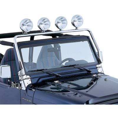 Rugged Ridge - Rugged Ridge 11138.01 Full Frame Light Bar Stainless Steel for 97-06 Wrangler