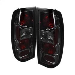 Spyder Auto - Spyder Auto 5033604 Euro Taillights Chrome/Smoked for 98-00 Nissan Frontier