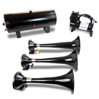Kleinn Automotive Accessories - Kleinn Automotive HK7 Pro Blaster Triple Air Horn Kit