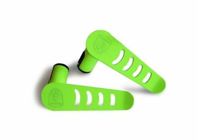 Steinjager - Steinjager Metal Style Foot Peg Kit-Neon Green for Wrangler JL J0048046