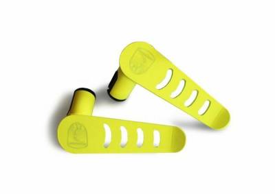 Steinjager - Steinjager Metal Style Foot Peg Kit-Lemon Peel for Wrangler JL J0048051