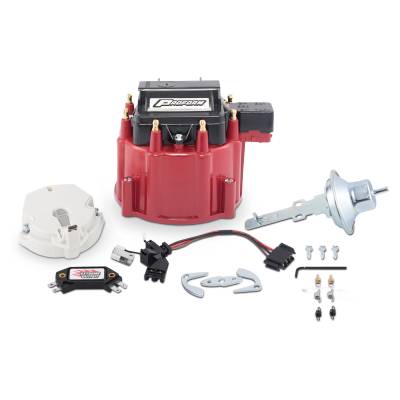 Proform - Proform 66945RC HEI Distributor w/Internal Coil for 73-89 GM V8 Red Cap