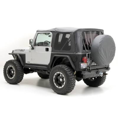 Smittybilt - Smittybilt 9970235 Replacement Soft Top Black Diamond for 97-06 Jeep Wrangler TJ