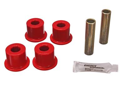 Energy Suspension - Energy Suspension 3.2124R Shackle Eye Set Front/Rear Polyurethane Red