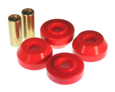 Energy Suspension - Energy Suspension 5.7109R Strut Rod Bushing Set Polyurethane Red