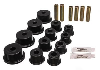 Energy Suspension - Energy Suspension 2.2109G Polyurethane Leaf Spring Bushing Set Black