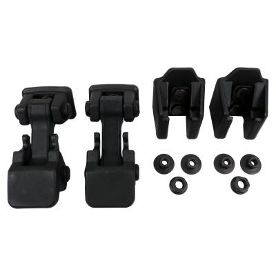 Crown Automotive Jeep Replacement - Crown Automotive 55176636K2 Hood Catch Kit for Jeep Wrangler TJ/LJ