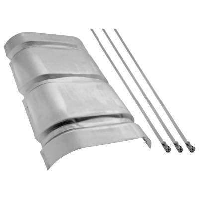 Flowmaster - Flowmaster 51017 Heat Shield Kit for Super 50 Series Muffler Aluminum