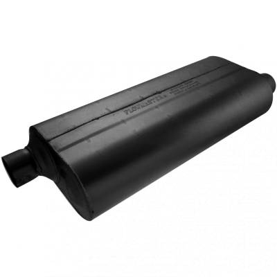 Flowmaster - Flowmaster 70 Series Muffler 2.50 Offset-In/2.50 Offset Out Mild Sound 52573