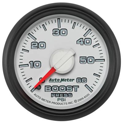 AutoMeter - AutoMeter 8505 Factory Match Mech Boost Gauge 0-60PSI 2-1/16" for Gen 3 Dodge