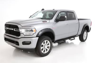 Bushwacker - Bushwacker 50930-02 Pocket Style Front/Rear Fender Flares Black for Dodge Ram