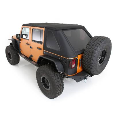 Smittybilt - Smittybilt 9087235 Bowless Combo Top Tinted Windows for 07-18 Jeep Wrangler JK