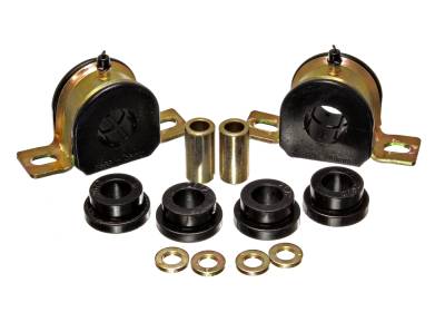 Energy Suspension - Energy Suspension 3.5215G Sway Bar Bushing Set Rear Polyurethane Black