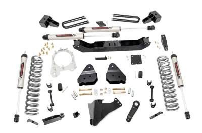 Rough Country Suspension Systems - Rough Country 55970 4.5" V2 Lift Kit for 17-22 Ford F350 SD Dually Dsl 4WD