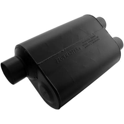 Flowmaster - Flowmaster 9530462 Super 40 Series Chambered Muffler 3.0" Off In/2.5" Dual Out