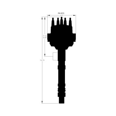 MSD - MSD Ignition 8570 Pro-Billet Small Diameter Distributor for Chevy V8