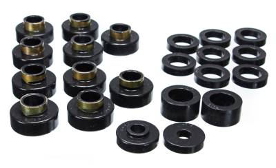 Energy Suspension - Energy Suspension 2.4102G Body Cab Mount Set Polyurethane Black