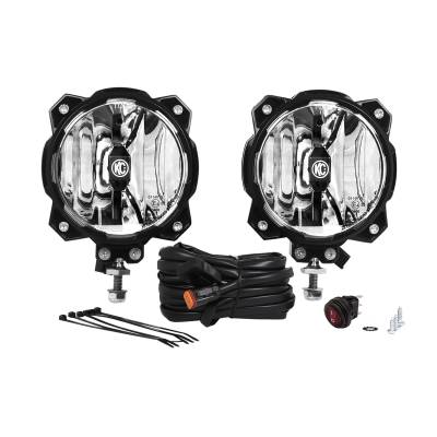 KC Hilites - KC HiLiTES 91303 6" Gravity LED Pro6 Off-road Light Wide-40 beam Universal