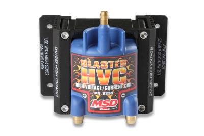 MSD - MSD Ignition 8252 Blaster HVC Series Ignition Coil Blue Universal