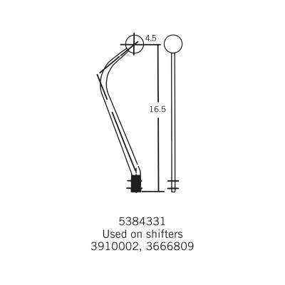 Hurst - Hurst 3910002 Competition Plus 4-Speed Manual Shifter for 49-87 Chevy/GMC