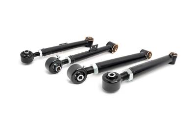 Rough Country Suspension Systems - Rough Country 11910 X-Flex Rear U/L Control Arms 2.5-6" for 97-06 Jeep TJ/Ultd