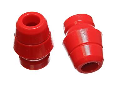 Energy Suspension - Energy Suspension 2.9101R Red Front Polyurethane Control Arm Bump Stop Set