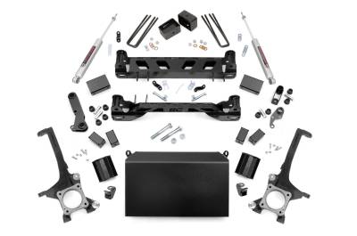 Rough Country Suspension Systems - Rough Country 75330 4.5" Suspension Lift Kit for 07-15 Toyota Tundra 2WD/4WD