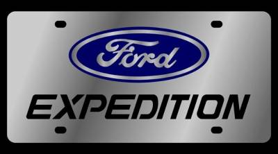 Eurosport Daytona - Eurosport Daytona 1511-1 Stainless License Plate Ford Expedition Logo