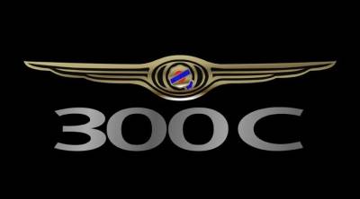 Eurosport Daytona - Eurosport Daytona 3438-1 Carbon Steel License Plate 300C Logo for Chrysler
