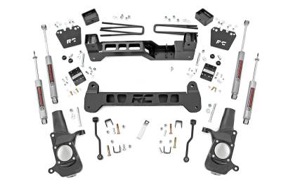 Rough Country Suspension Systems - Rough Country 220N3A 6" Suspension Lift Kit for 01-10 Silverado/Sierra HD RWD
