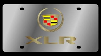 Eurosport Daytona - Eurosport Daytona 1210-2 Stainless License Plate Cadillac XLR Logo