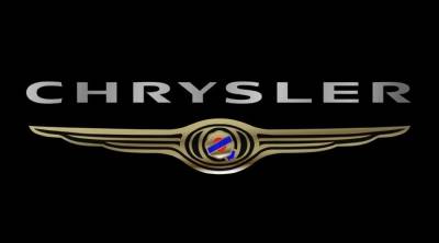 Eurosport Daytona - Eurosport Daytona 3415-1 Carbon Steel License Plate Chrysler Logo for Chrysler