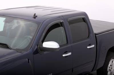Auto Ventshade AVS - Auto VentShade 94515 Ventvisor 4PC for 07-14 Silverado/Sierra 1500/2500HD/3500