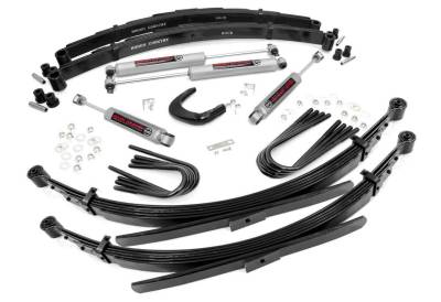 Rough Country Suspension Systems - Rough Country 12830 6" Lift Kit w/Rear Springs for 73-76 GM 2500 Truck/SUV 4WD