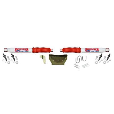 Skyjacker - Skyjacker 7299 White Dual Steering Stabilizer Kit 99-04 Ford Excursion/F250/F350