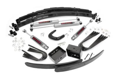Rough Country Suspension Systems - Rough Country 12530 6" Lift Kit w/Rear Blocks for 73-76 GM 1500 Truck/SUV 4WD