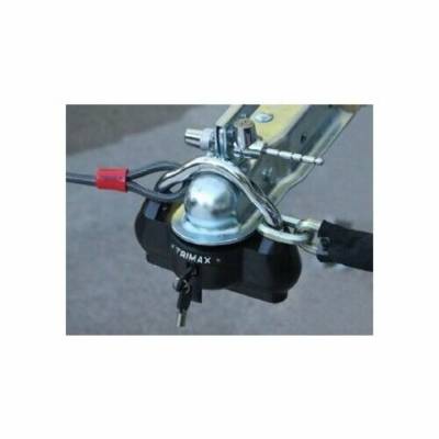 Trimax - Trimax UMAX100 TheUltimate Solid Hardened Steel Trailer Lock for All Couplers