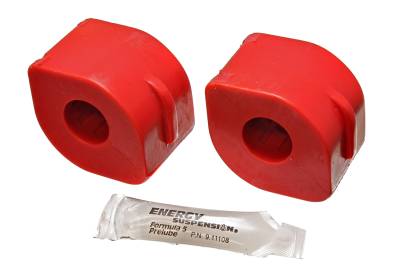 Energy Suspension - Energy Suspension 3.5200R Sway Bar Bushing Set Front Polyurethane Red