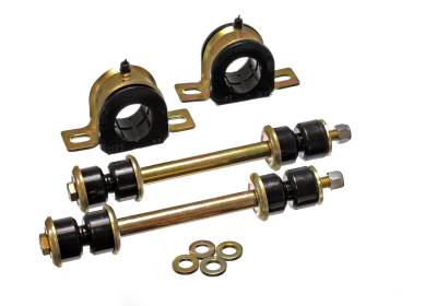 Energy Suspension - Energy Suspension 3.5213G Sway Bar Bushing Set Front Polyurethane Black