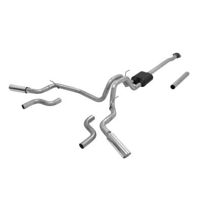 Flowmaster - Flowmaster 817725 SS American Thunder Catback 15-20 F150 2.7/3.3/3.5L Ecoboost