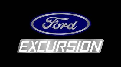 Eurosport Daytona - Eurosport Daytona 3513-1 Carbon Steel License Plate Ford Excursion Logo